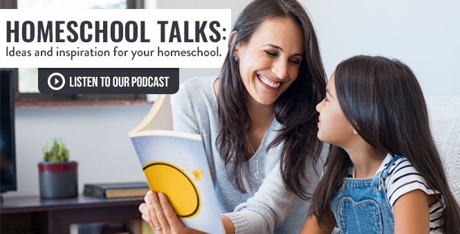 Join HSLDA's Homeschool Talks Podcast for ideas and inspiration for your homeschool. Listen now >>