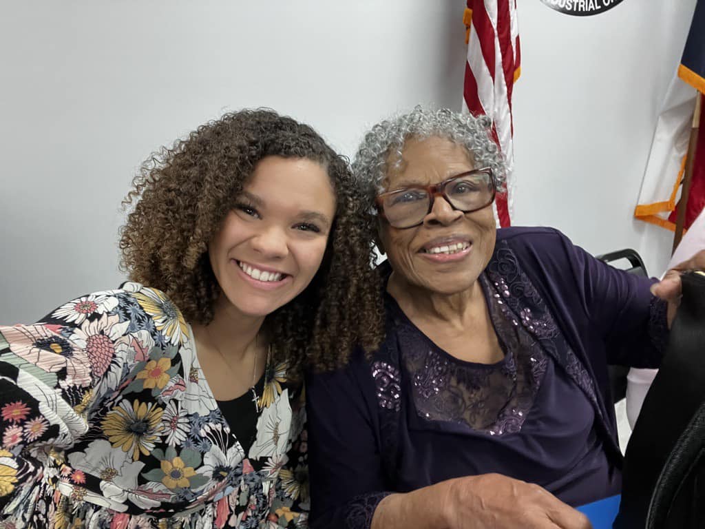 Addison with Opal Lee