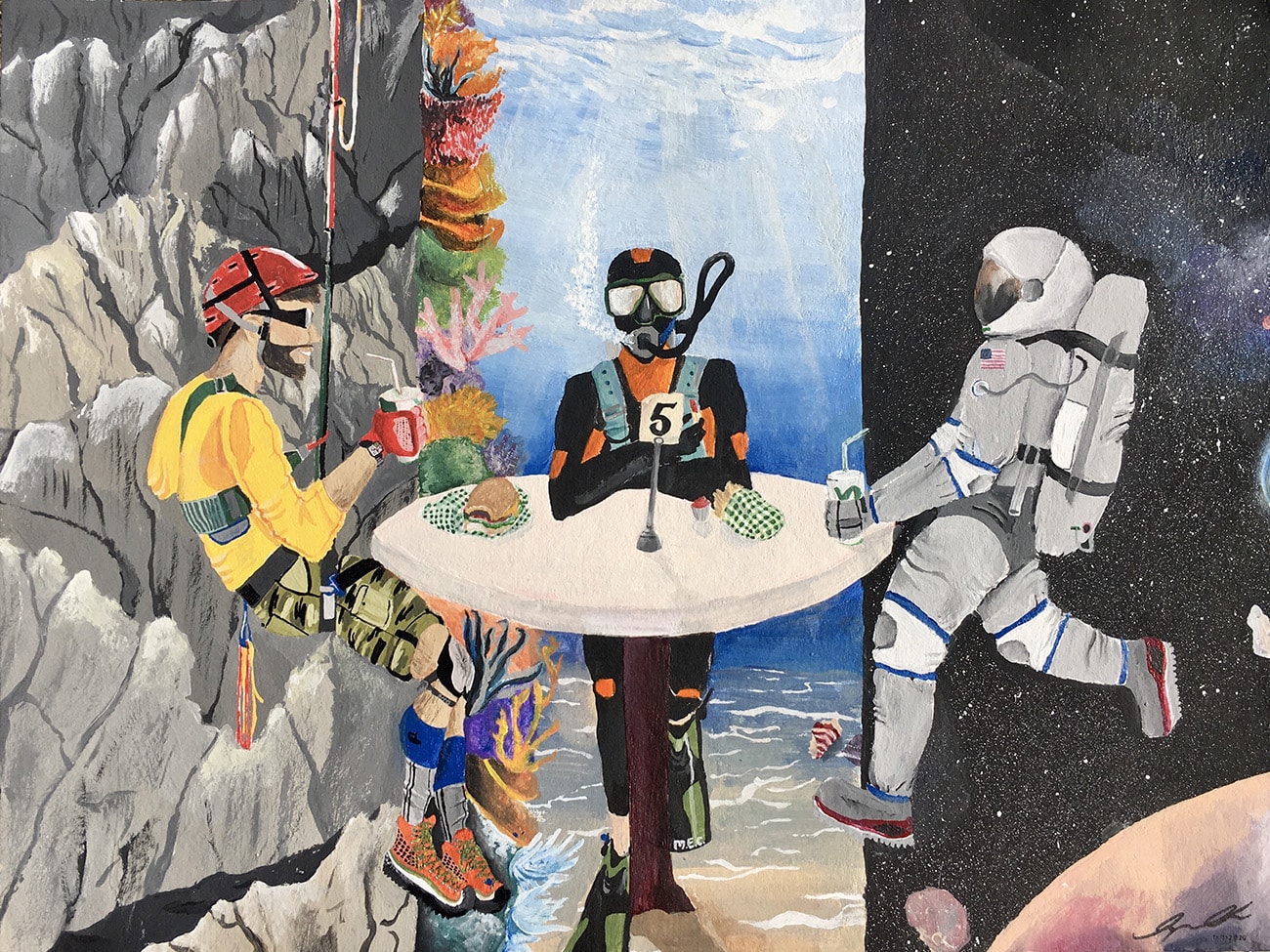 Table #5 by Megan Cota 3rd Place Rococo Art Ages 11-14