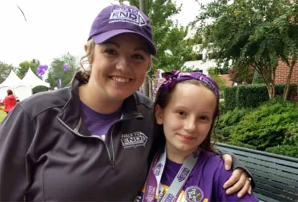 Gabbie with one of her mentors, Carly Dethlefs of the Alzheimer’s Association, Arkansas Chapter.