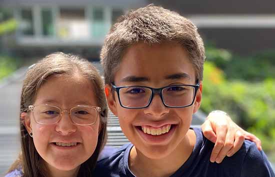 Isabel and Felipe were homeschooled beginning in 2013.
